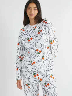 Skinnydip Miffy x Cherry Fleece Pyjamas Set