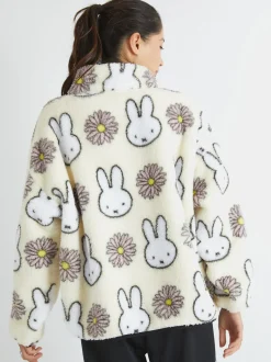 Skinnydip Miffy x Flower Longline Fleece