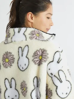 Skinnydip Miffy x Flower Longline Fleece