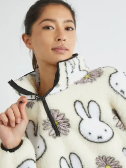 Skinnydip Miffy x Flower Longline Fleece