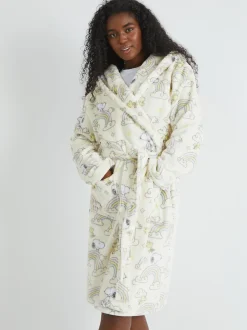 Skinnydip Peanuts x Skinnydip Snoopy Rainbow Print Dressing Robe