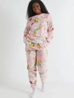 Skinnydip The Simpsons x Skinnydip Mr Burns Fleece Pyjamas Set