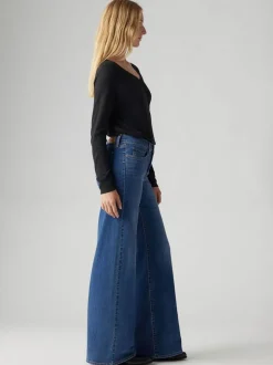 Slim meisje - Levi's® 318 Shaping jeans met wijde pijpen