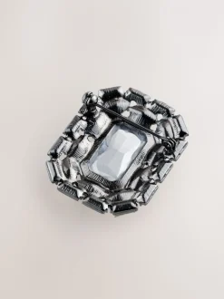 Staalgrijs - Sparkle Jewel Brooch
