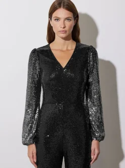 Star by Julien MacDonald Sequin Ombre Jumpsuit