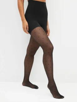 Stippenpatroon - Maillot voor strakke billen, buik en dijen