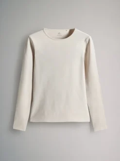 Strepen/Zwart/Grijs/Wit - The Set - 7 T-shirts met lange mouwen en ronde hals
