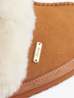 Superdry Faux Suede Mule Slippers