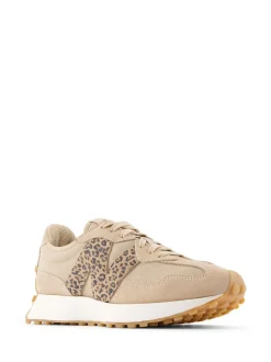 Tan/Leopard Print - New Balance 327 - Sneakers