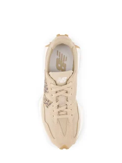 Tan/Leopard Print - New Balance 327 - Sneakers