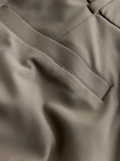 Taupe bruin - N. Premium Wide Leg Tailored Jersey Trousers
