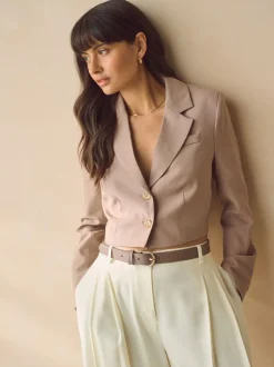 Taupe bruin - Standaard leren riem