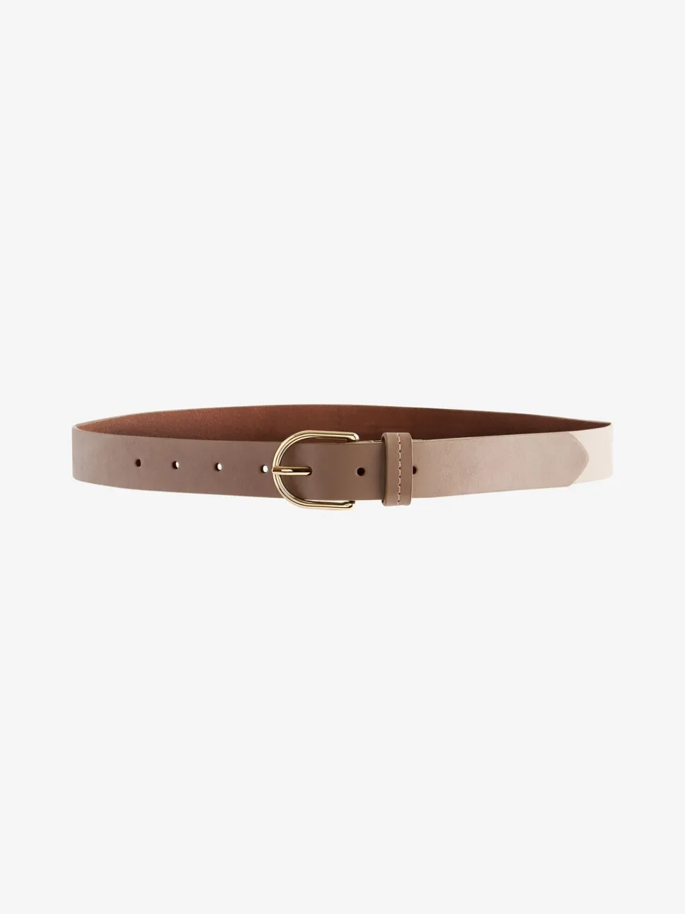 Taupe bruin - Standaard leren riem