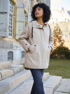 Taupe-grijs - Seraphine 3-In-1 Maternity & Babywearing Raincoat