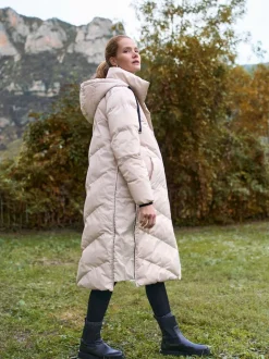 Taupe-grijs - Seraphine Lange 3-In-1 Zwangerschaps- en Draagjas Puffa Coat