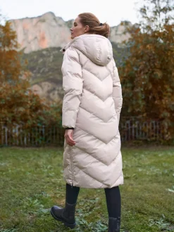 Taupe-grijs - Seraphine Lange 3-In-1 Zwangerschaps- en Draagjas Puffa Coat