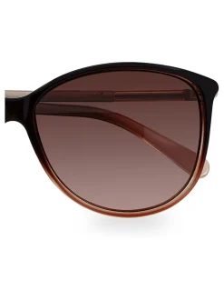 Ted Baker - Raven zonnebril in chocoladebruin
