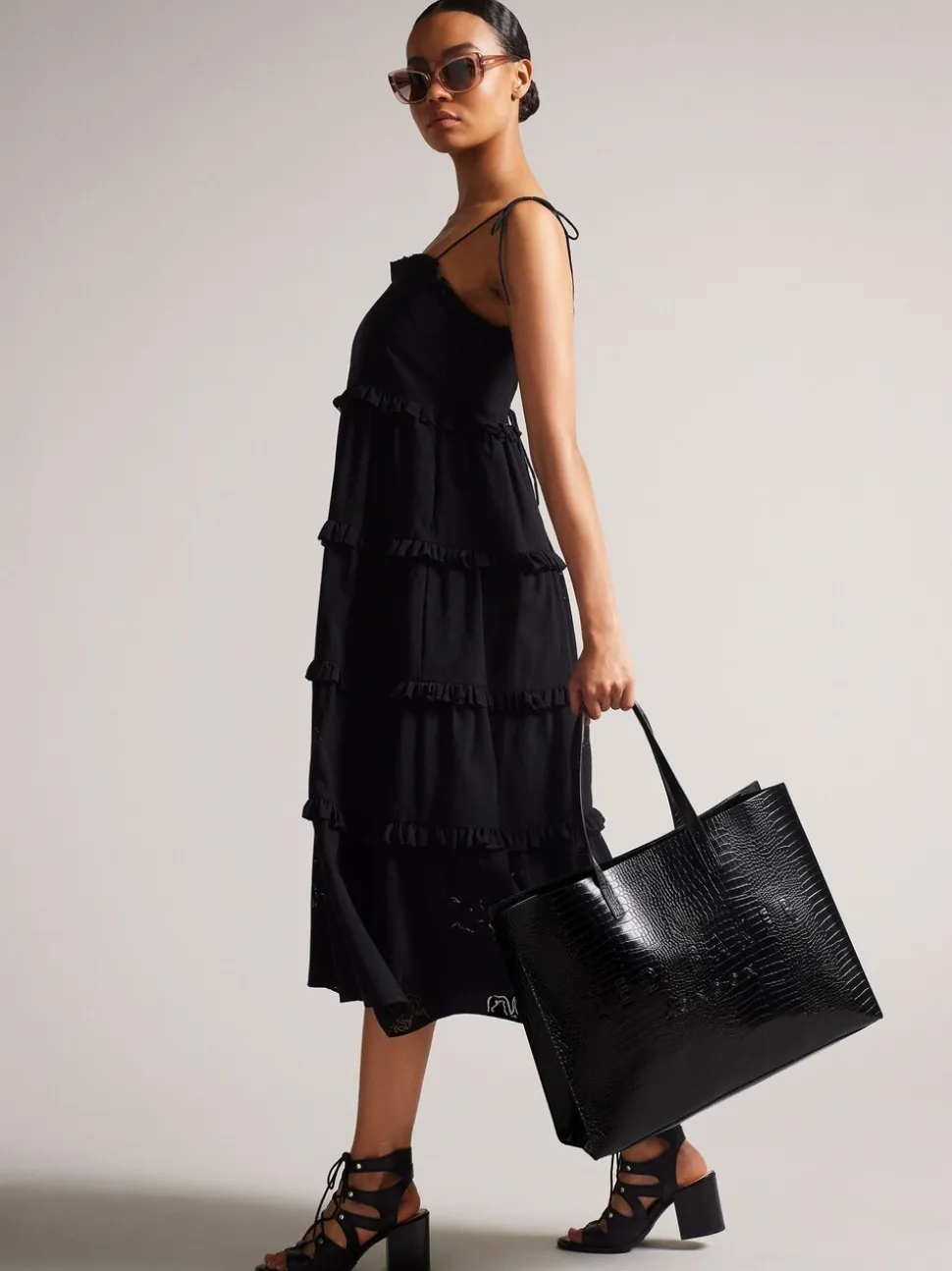 Ted Baker - Seacon - Tas met klein icoontje en kruisjesmotief