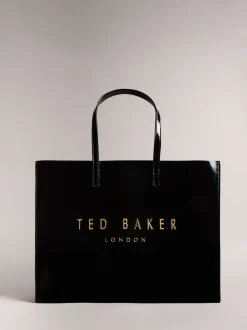 Ted Baker Crikon extra grote iconische tas met kreukeffect