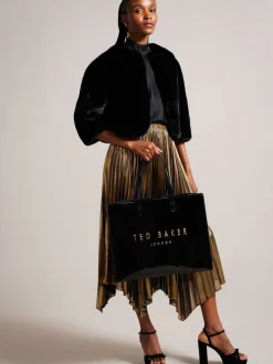 Ted Baker Crikon extra grote iconische tas met kreukeffect