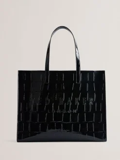 Ted Baker grote Allicon-tas met krokodilleneffect