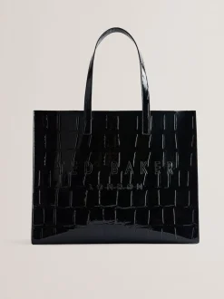 Ted Baker grote Allicon-tas met krokodilleneffect