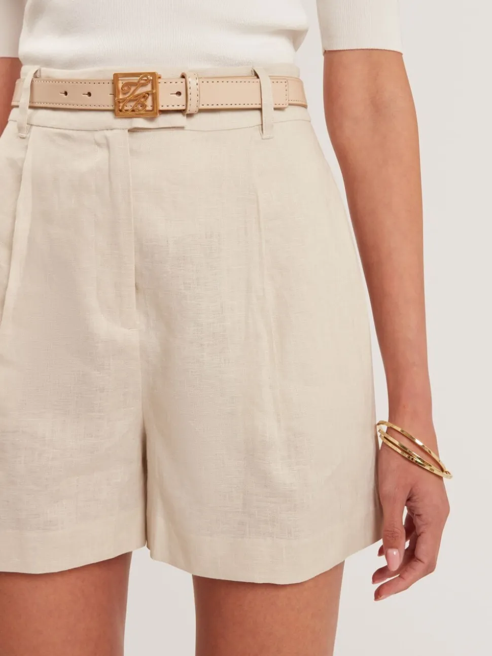 Ted Baker Scriptt-Tb Script Leather Belt