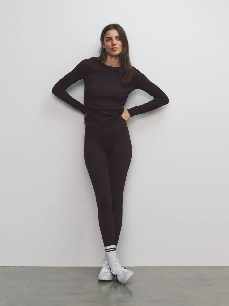 The Set 3 Pack Active Ribbed Long Sleeve T-Shirt
