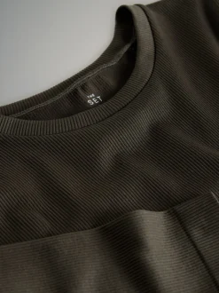 The Set 3 Pack Active Ribbed Long Sleeve T-Shirt