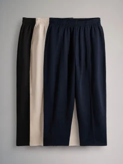 The Set 3 Pack Barrel Leg Joggers