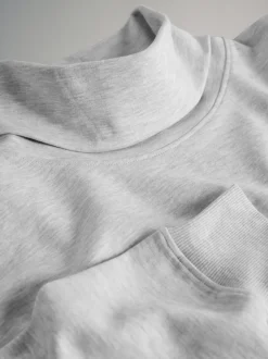 The Set 2 Pack Cowl Neck Long Sleeve Sweat Tops
