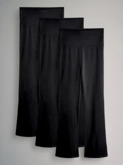 The Set 3 Pack Flared Leggings