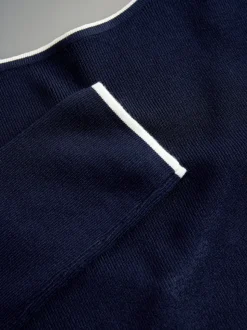 The Set 2 Pack gebreide tops met afgebiesde lage ronde rug