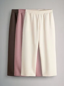 The Set 3 Pack Joggingbroeken met wijde pijpen