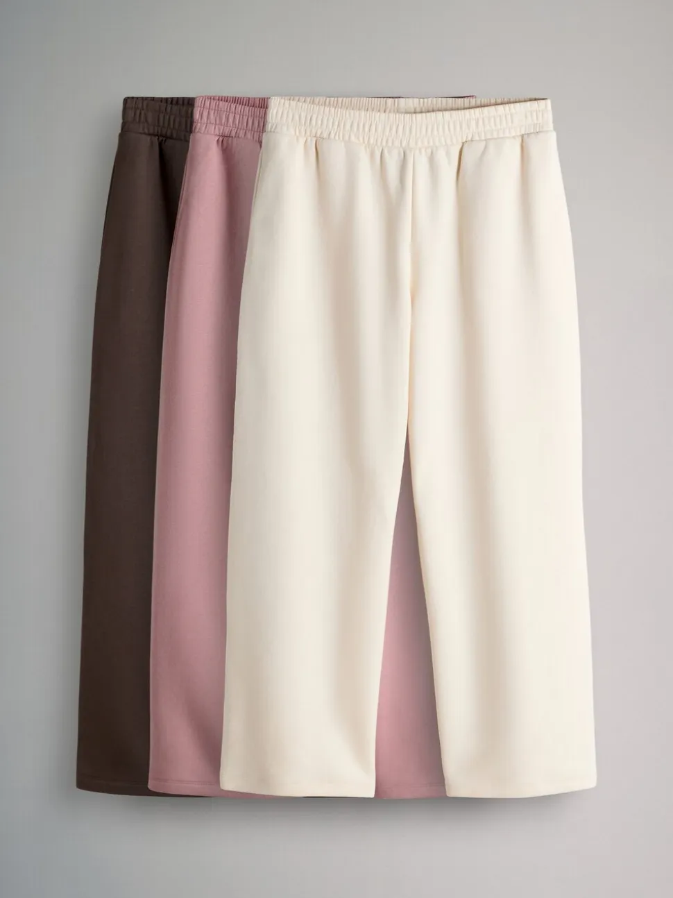The Set 3 Pack Joggingbroeken met wijde pijpen