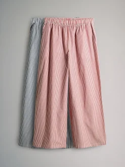 The Set 2 Pack Pull On Cotton Trousers