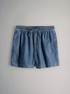 The Set 2 Pack Pull On Denim Shorts