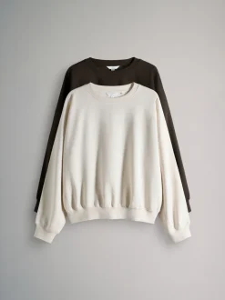 The Set 2 Pack Relaxed Crew Sweatshirt