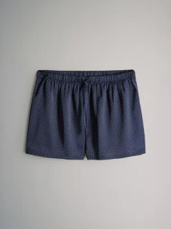 The Set 2 Pack Satin Pyjamas Shorts