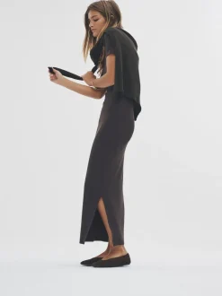 The Set 3 Pack Short Sleeve Ribbed Midi Dresses