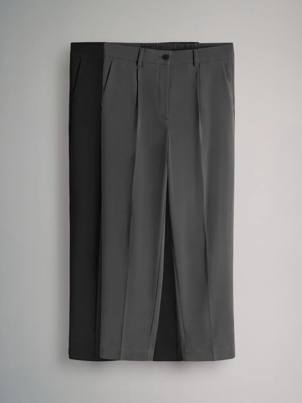 The Set 2 Pack Tapered Smart Trousers