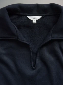 The Set 2 Pack Trophy Neck Long Sleeve Sweat Tops