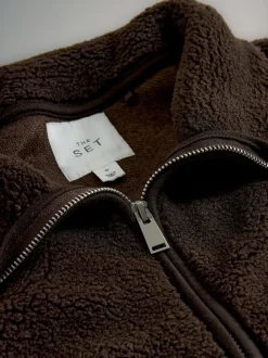 The Set 2 Pack Zip Through Borg Fleeces