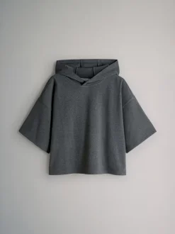 The Set Soft Touch Ribbed Sweat Hoodie And Joggers Set