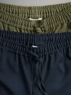 The Set Wide Leg Side Stripe Trackpants 2 Pack
