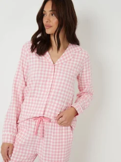 Threadbare Check Long Sleeve Pyjamas Set