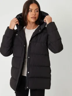 Threadbare Curve Puffer Jacket