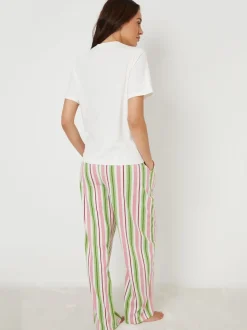 Threadbare Graphic Print Short Sleeve Pyjamas Set