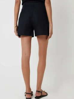 Threadbare linnenmix getailleerde shorts
