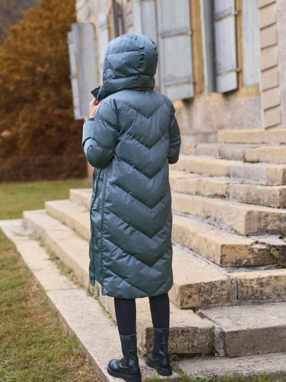 Tingrijs - Seraphine Lange 3-In-1 Zwangerschaps- en Draagjas Puffa Coat